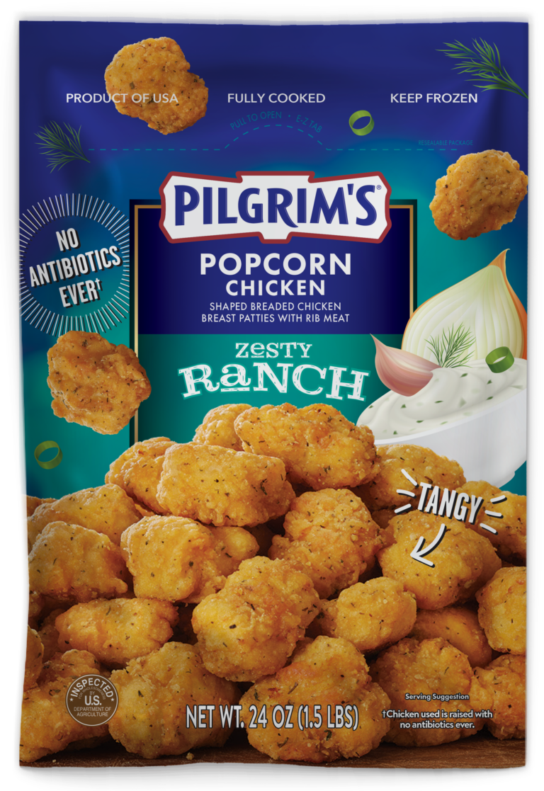 New! Pilgrim’s Zesty Ranch Popcorn Chicken - Pilgrim's